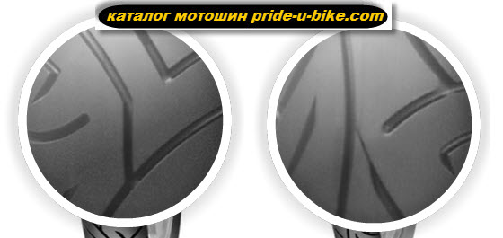 фотография профиля шины для мотоцикла Pirelli Sport Demon