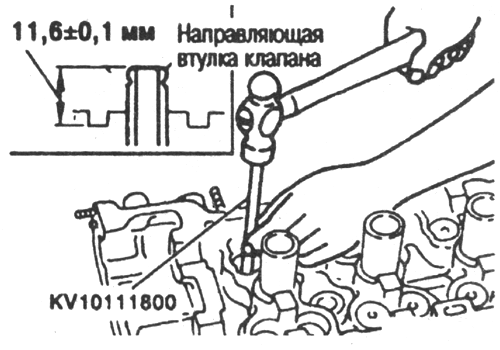 Разборка и сборка головки блока цилиндров Nissan Almera