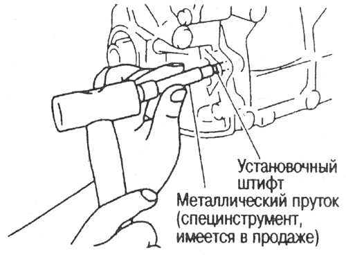 Запрессовка установочного штифта Ниссан Альмера