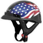 Мотошлем дорожный AFX FX-70 Half-Helmet - Flag