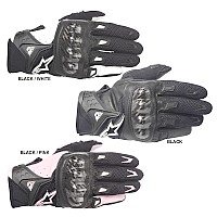 Женские кожано-текстильные мотоперчатки Alpinestars Stella SMX-2 Air Carbon. Перчатки по доступной цене купить в мотомагазине онлайн.