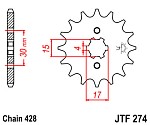 Звезда передняя JT Sprockets JTF274