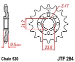Звезда передняя JT Sprockets JTF284