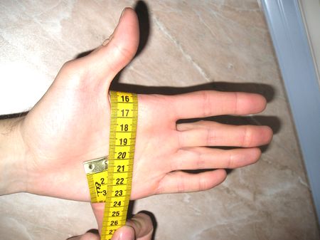мотоперчатки - измерение ладони для покупки мото перчаток