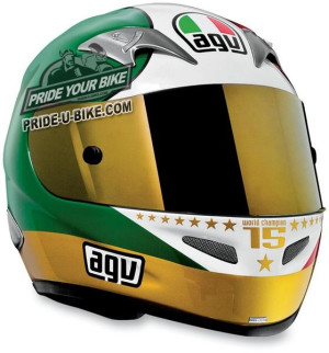 Мото-шлем интеграл AGV Ti-Tech Agostini Replica Мото-шлем интеграл AGV Ti-Tech Agostini Replica