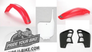 Комплект пластика UFO для Honda CR 500 1995 2001 CR500 500R CR500R Комплект пластика UFO для Honda CR 500 1995 2001 CR500 500R CR500R