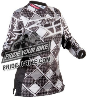 Джерси (кроссовая футболка) - Fly Racing Womens Kinetic Jerseys 2010