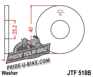 Звезда передняя JT Sprockets JTF518B