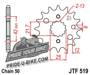 Звезда передняя JT Sprockets JTF519