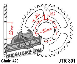 Звезда задняя JT Sprockets JTR801