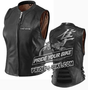 Женский кожаный жилет - Icon Bombshell Hayabusa