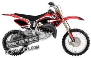 Комплект пластика UFO и графики TS1 Honda CR 85 2003 2007 CR85 Комплект пластика UFO и графики TS1 Honda CR 85 2003 2007 CR85