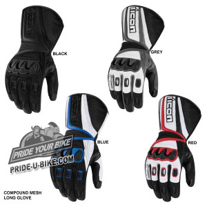 Мотоперчатки Icon Compound Mesh Long