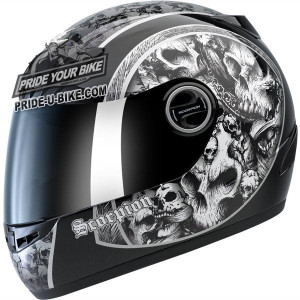 Мотошлем Scorpion EXO-400 Skull Bucket (интеграл) (ed2011)