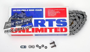 Мото-цепь - Parts Unlimited 520 X-Ring Мото-цепь - Parts Unlimited 520 X-Ring
