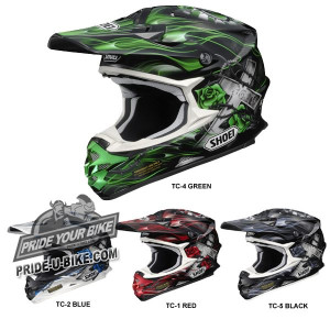 Мотошлем кроссовый/эндуро Shoei VFX-W Josh Grant Replica Off Road MX