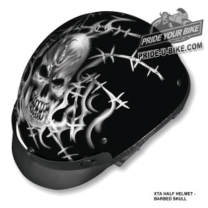 Мотошлем дорожный Vega XTA Barbed Skull