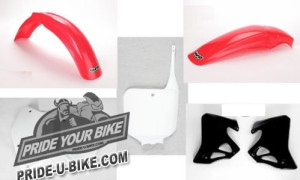 Комплект пластика UFO для мотоциклов Honda CR 250 1995 1996 CR250 250R CR250R Комплект пластика UFO для мотоциклов Honda CR 250 1995 1996 CR250 250R CR250R