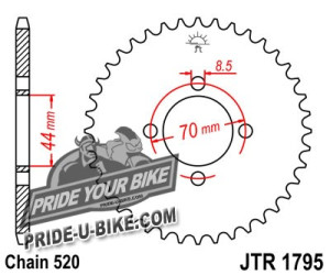 Звезда задняя JT Sprockets JTR1795