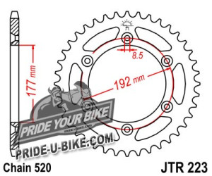 Звезда задняя JT Sprockets JTR223
