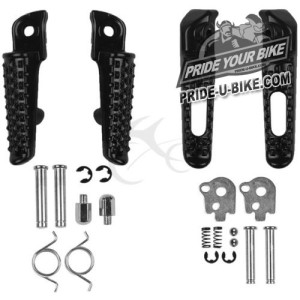 Подножки передние и задние Honda CBR600RR 2003 2006 2004 2005 Black Подножки передние и задние Honda CBR600RR 2003 2006 2004 2005 Black