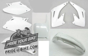 Комплект пластика UFO для Honda CR 125 250 2004 2007 CR125 CR250 Комплект пластика UFO для Honda CR 125 250 2004 2007 CR125 CR250