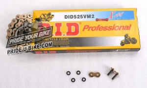 Мотоциклетная цепь - DID Premium X-Ring Series 525 VM2 Мотоциклетная цепь - DID Premium X-Ring Series 525 VM2