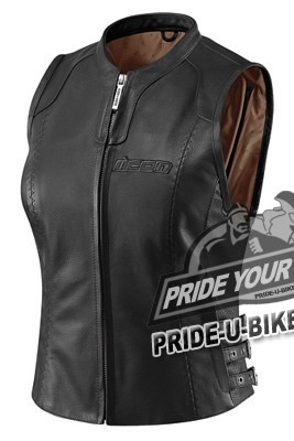 Жилет женский, кожаный - Icon Bombshell