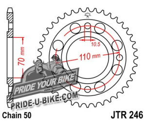 Звезда задняя JT Sprockets JTR246
