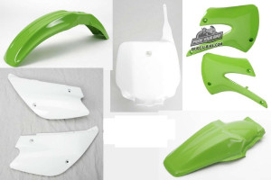 Комплект пластика UFO для Kawasaki KX 85 100 2001 2010 KX85 KX100 Комплект пластика UFO для Kawasaki KX 85 100 2001 2010 KX85 KX100