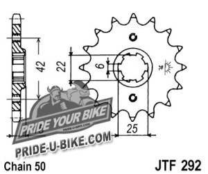 Звезда передняя JT Sprockets JTF292
