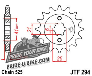 Звезда передняя JT Sprockets JTF294