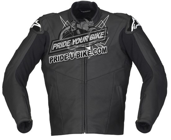 Кожаная мотокуртка с перфорацией - Alpinestars Vector купить