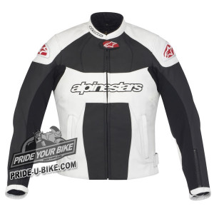 Женская кожаная мотокуртка Alpinestars Stella GP Plus