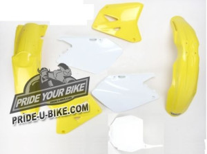Комплект пластика UFO для Suzuki RM 125 250 2001 2002 RM125 RM250  Комплект пластика UFO для Suzuki RM 125 250 2001 2002 RM125 RM250