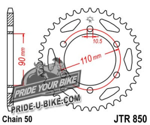 Звезда задняя JT Sprockets JTR850