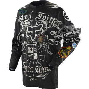 Fox Racing Platinum Steel Faith Jersey Fox Racing Platinum Steel Faith Jersey