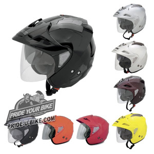 Мотошлем дорожный со стеклом AFX FX-50 Open Face Helmet