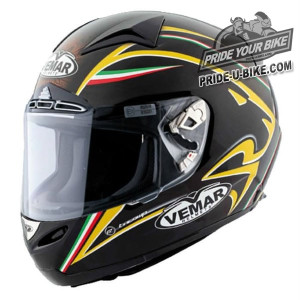 Мотошлем интеграл (светится в темноте) Vemar Eclipse Lion