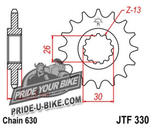 Звезда передняя JT Sprockets JTF330