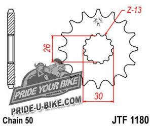 Звезда передняя JT Sprockets JTF1180