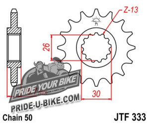 Звезда передняя JT Sprockets JTF333