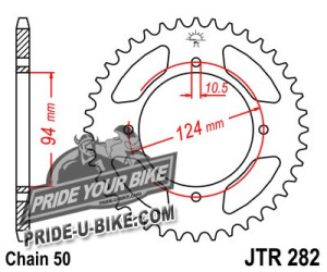 Звезда задняя JT Sprockets JTR282
