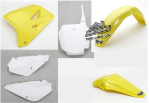 Комплект пластика UFO для Suzuki RM 85 2002 2012 RM85 Комплект пластика UFO для Suzuki RM 85 2002 2012 RM85