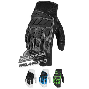 Кожано-текстильные мотоперчатки Icon Hooligan