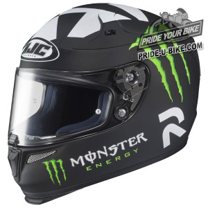 Мотошлем интеграл HJC RPHA-10 Ben Spies Replica - Monster Energy
