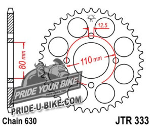Звезда задняя JT Sprockets JTR333