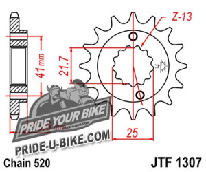 Звезда передняя JT Sprockets JTF1307