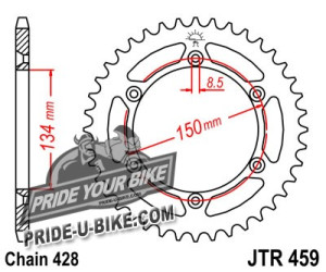 Звезда задняя JT Sprockets JTR459