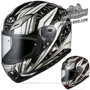 Мотошлем интеграл Kabuto Aeroblade III Rovente 